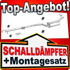 Mittelschalldämpfer für FORD FOCUS 2.0 16V 1998-2004 Auspuff