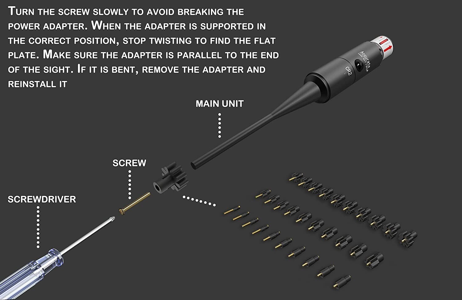Professional Laser Bore Sight Kit Boresight Gun Rifle Slighter Pistol