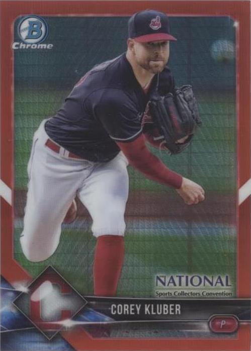2018 Bowman Chrome National Convention - Corey Kluber #BNR-CK - 1 of 1