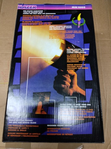 Foco halógeno de cuarzo BLAZERBEAM 1 MILLÓN DE CANDLEPOWER 100W H3 haz halógeno - Imagen 2 de 6