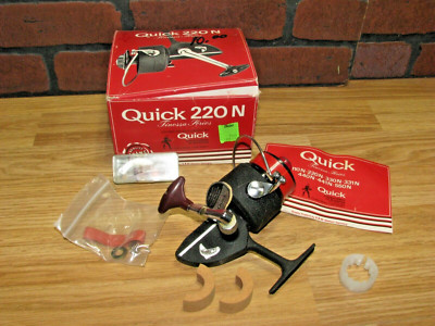 Moulinet Pêche Vintage DAM Quick 220 Fabriqué Allemagne Occasion
