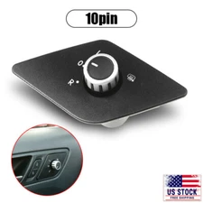 Left Side Mirror Switch Knob 10-Pin Adjust w/ Heated For VW Jetta MK6 2011-2016