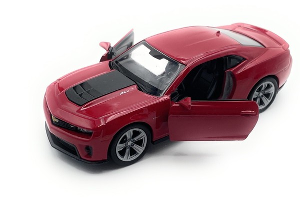 Modellauto Chevrolet Camaro ZL1 1:34-39 Dunkel Rot Miniatur Fahrzeug-image