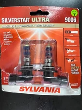Sylvania 9006 SilverStar ULTRA High Performance Headlight Pair Set 2 Bulbs 3896O