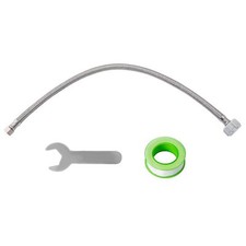 16'' Toilet Water Supply Line 7/8" Ballcock x 3/8" Compression Toilet Hose Co...