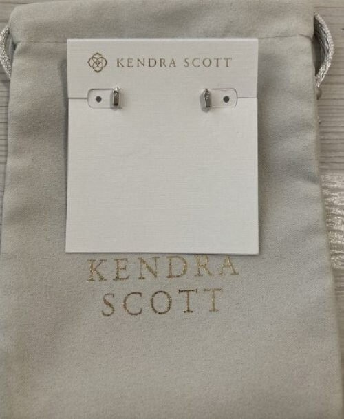 Kendra Scott Austin Silver Stud Earrings NEW