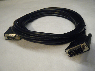 Lot three,  10' foot heavy duty, Male to Male DVI-A to SVGA Monitor LCD Cables