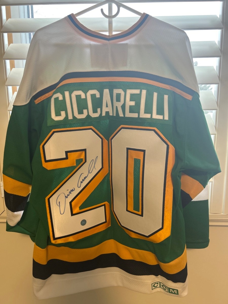 Autographed Dino Ciccarelli Minnesota North Stars Number 20 Hockey