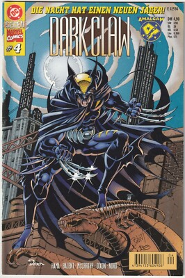   DC GEGEN MARVEL #4 Darkclaw, Dino 1996 COMICHEFT Z1/1- *Batman *Wolverine