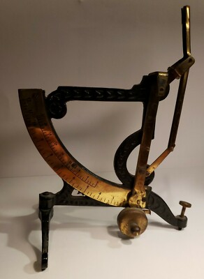 Vintage Pendulum Brass Pendulum Postal Letter Scale, Made in Turkey.