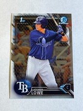 Joshua Lowe 2016 Bowman Draft Chrome #BDC-70 Tampa Bay Rays Prospect