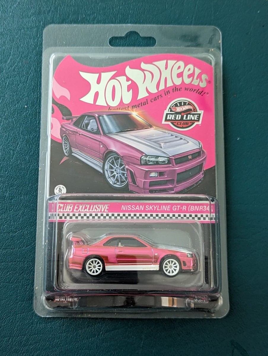 ミニカー Hot Wheels  RLC Pink Editions GT-R BNR34 Copy of RLC Exclusive Pink Editions Nissan Skyline GT-R