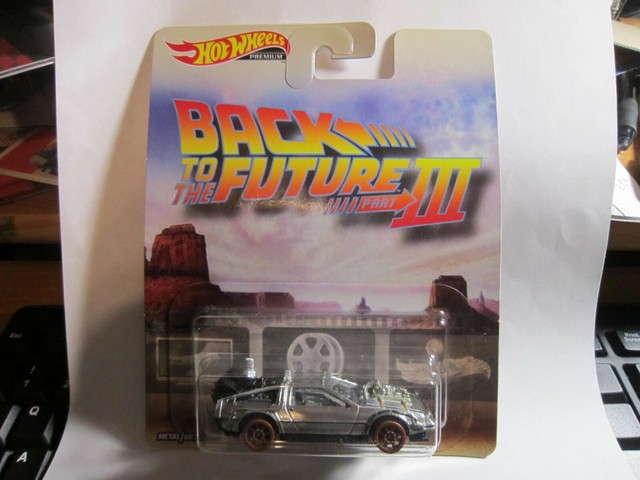 Hot Wheels Retro Premium Back to The Future III Delorean ...