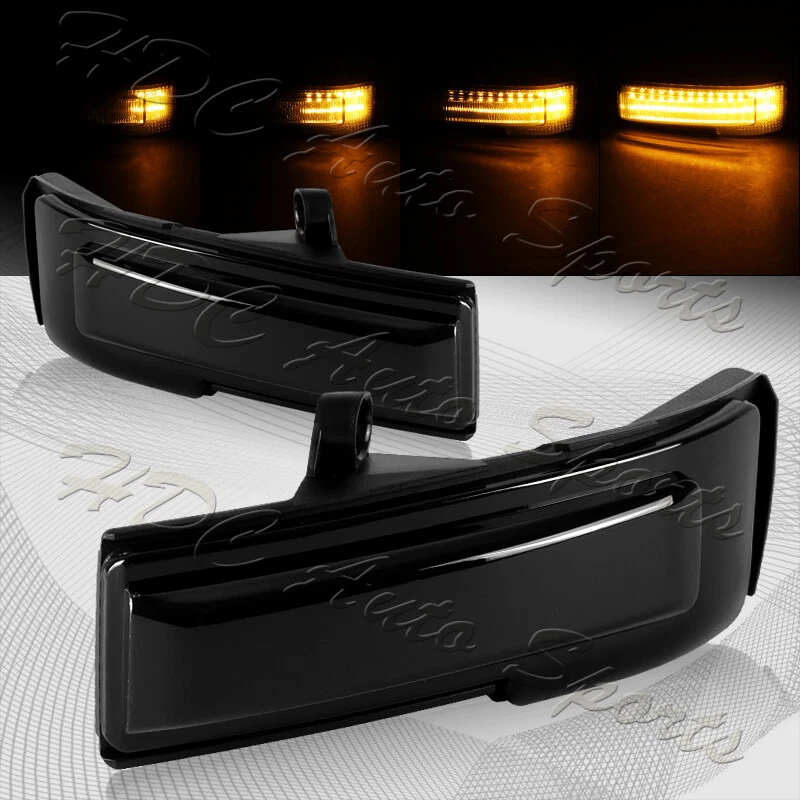 For 2015-2020 Ford F-150 Smoke Side Mirror Sequential LED Running Signal Lights
Opens in a new windo