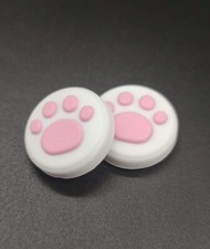 Nintendo Switch Controller Joy-Con Thumb Stick Grip Cute Cat Paw set of 2 Pink