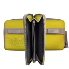 George Gina&Lucy Portafoglio Donna Rettangolare Giallo Borsellino Grande Tessuto
