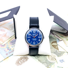 🏆 Seltene Cornavin Olympics 1980 UdSSR Soviet Vostok 18 j 2209 Watch Service 🛠