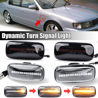 状態未確認　NISSAN EN-752B チューナー スカイライン For Nissan Maxima Almera N15 Pulsar Cefiro A32 LED Side Marker