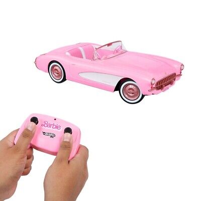 Barbie The Movie Hot Wheels' RC Corvette Remote Control Car 2023 Brand New