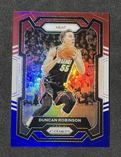 2023-24 Panini Prizm Duncan Robinson Red, White & Blue Prizm #208 Miami Heat