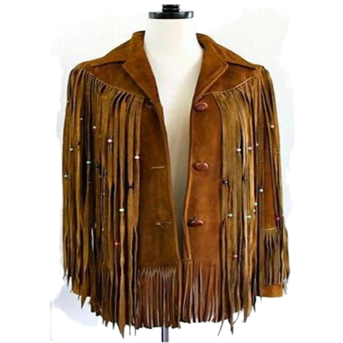ジャケット・アウター vintage western suede design leather Women's Genuine Suede Leather Western Fashion Studded Jacket
