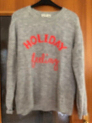 Pulli Tom Tailer HM - M, grau mit Aufschrift