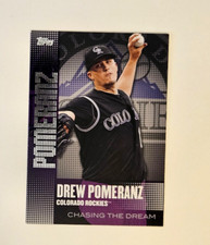 2013 TOPPS CHASING THE DREAM, BASEBALL, DREW POMERANZ, CD-14, ROCKIES, NRMT FS
