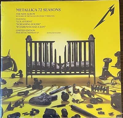 llica メタリカ 2LPレコード 72seasons 限定パープル盤 Metallica – 72 Seasons - MIDNIGHT VIOLET 2LP NEW SEALED VINYL US