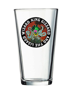 King Gizzard and the Lizard Wizard  - Rock and Roll - 16 oz Pint Beer Glass 102