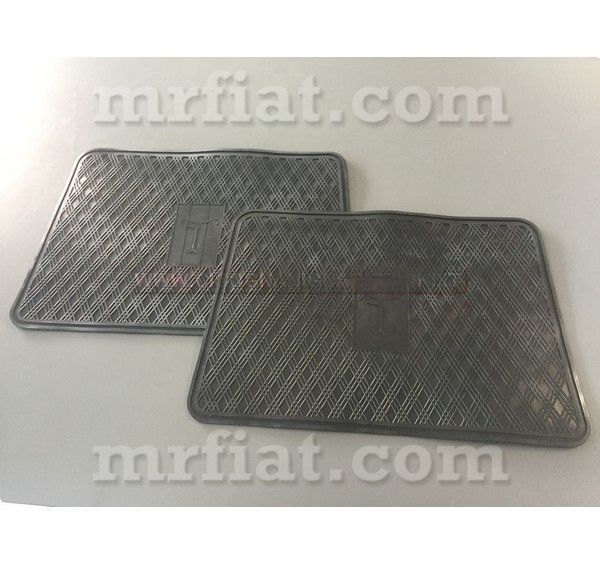 De Tomaso Mangusta Moquette Heel Tap Mats ( 2 pcs) Black New