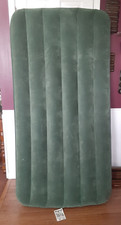 Intex Twin Size Air Mattress Classic Green With Air Pump