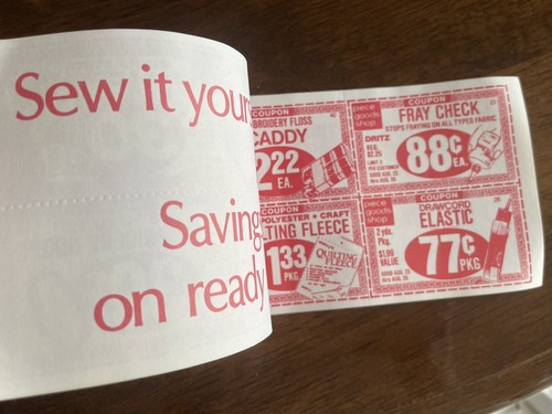 Vintage Coupon Book 1987 VTG Rare Nostalgic Old - Picture 6 of 7