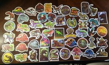 Dinosaur lot of Stickers pvc matte sticker set 50pc 2"-3" lot b