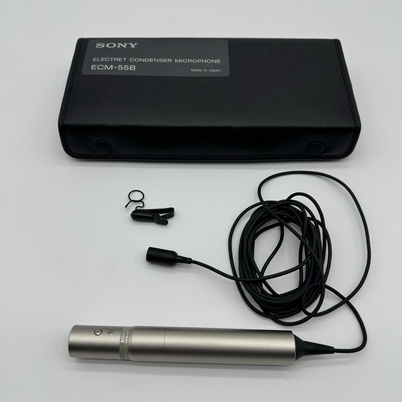 Sony ECM55B Electret Condenser Microphone Omnidirectional Lavalier Mic