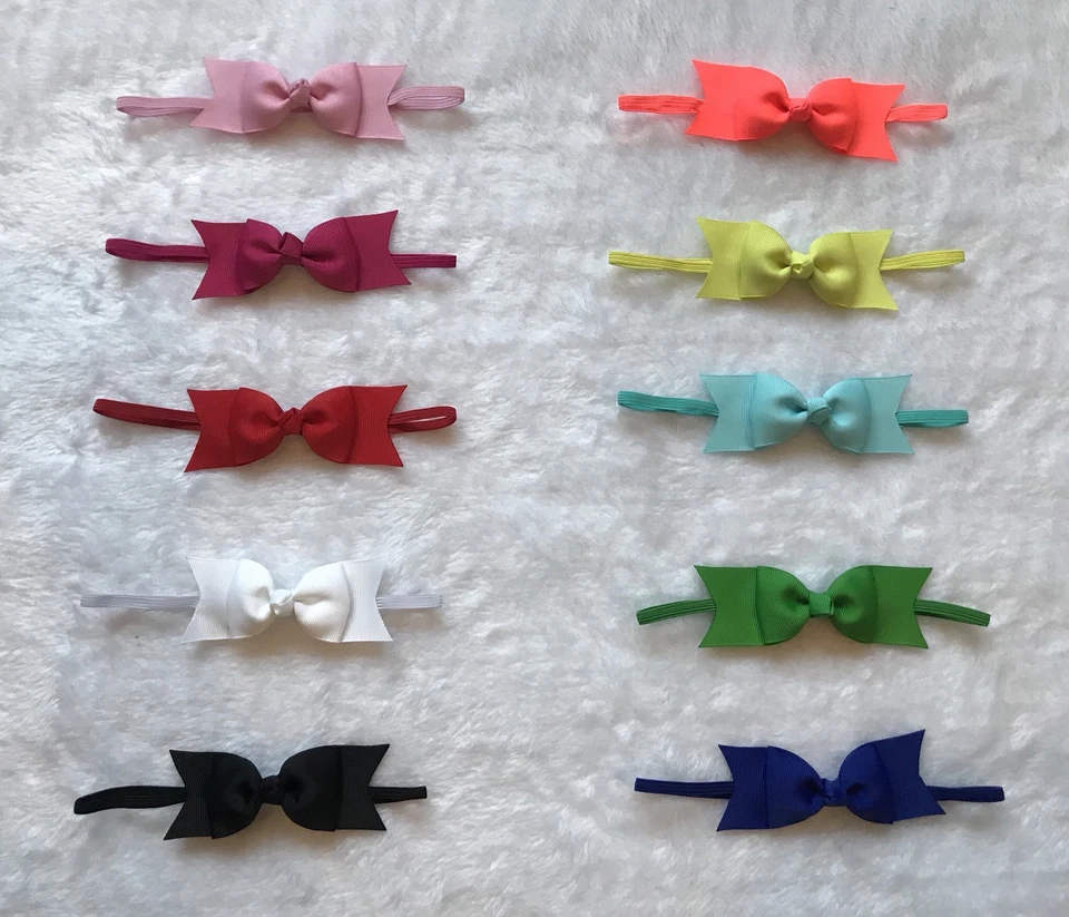 Lote Mixto 32 Piezas Niños Niña Bebé Niño Pequeño Lazo Diadema Banda para el Cabello Prendas para la Cabeza 3 Estilo Foto 2 de 4