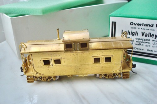 4 End Window OVERLAND Models Brass HO LEHIGH VALLEY NE Railroad CABOOSE OMI-1251