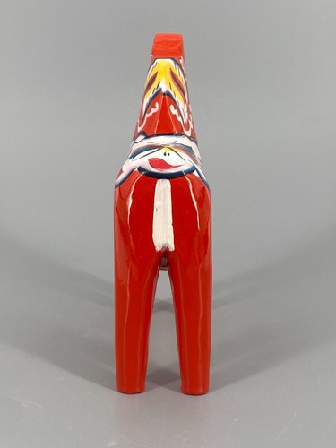 *DALAPFERD SCHWEDISCH SCHWEDEN FIGUR FÄRNÄS ROT 18 CM HOLZ HANDBEMALT VINTAGE - Bild 4 von 9