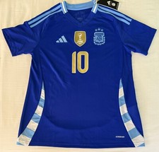 Adidas Argentina National Team 23/24 Soccer Jersey Messi 10 Women&rsquo;s Sz: Large