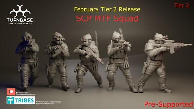 28mm SCP (Secure, Contain, Protect) MTF (Mobile Task Force) Operators 