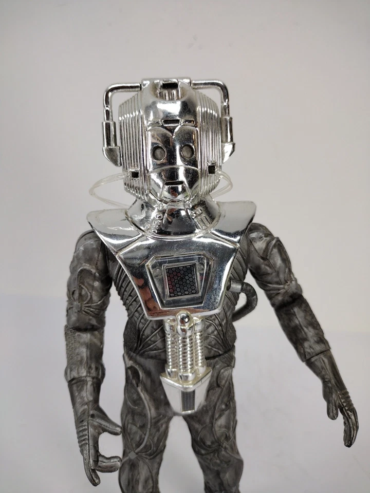 Figura de acción de colección Doctor Who Talking Cyberman 9" 2002 BBC rara en todo el mundo Foto 2 de 4