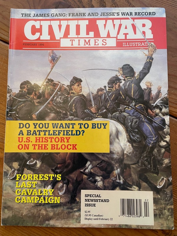 Civil War Times Illustrated Vol 32, No 6: McClellan's Home, Forrest (FEB 1994)