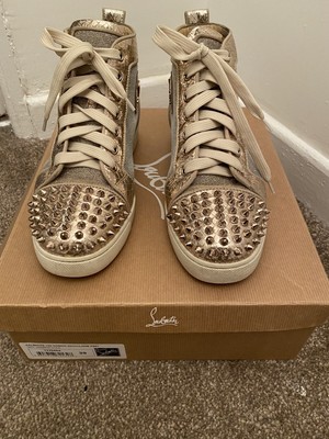 louboutin spike trainers