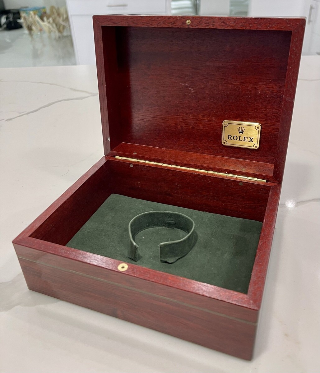 オベーション ブラウンケース 外装ボロ GENUINE Vintage Rolex Daytona 16523 Wood watch Box Booklet