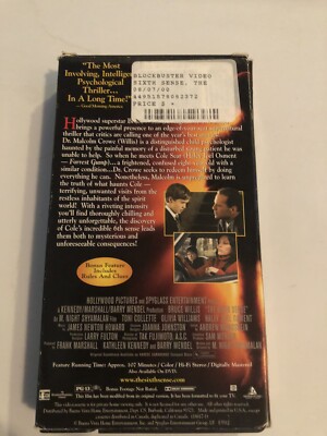 The Sixth Sense VHS Blockbuster Rental | eBay