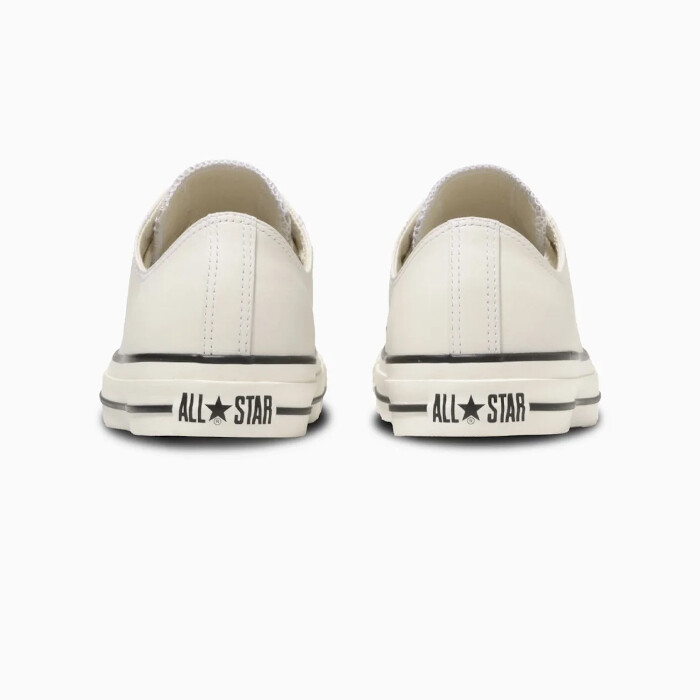 国内配送 CONVERSE LEATHER ALL STAR (R) OX WHITE JAPAN LIMITED CONVERSE LEATHER ALL STAR R OX WHITE BLACK | eBay