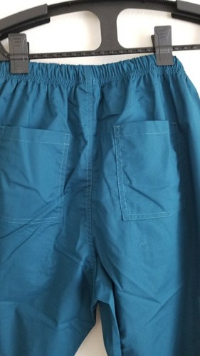 Medgear Men's Women's Green 12-Pocket V-neck Top and Pants Scrubs Set Size XS - 第 11/12 張圖片