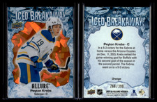 2023-24 Upper Deck Allure Iced Breakaway Orange #IB-21 Peyton Krebs /399