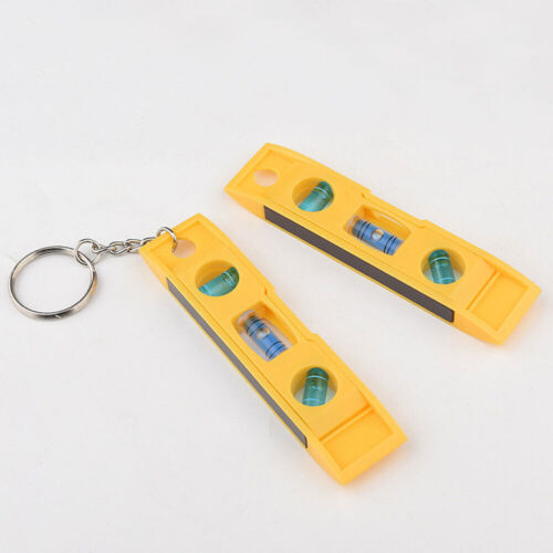 Level Gauge Magnetic Mini Three Type Leveling Gauge Horizontal Bubble Keychain - Picture 2 of 12