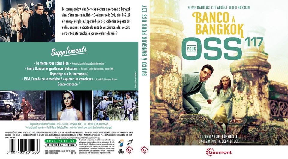 Banco a Bangkok pour OSS 117 - Bluray w. Eng subs., Kerwin Matthews, Pier Angeli - Image 3 of 3