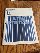 Atari System 1 Operating Manual And Schematic Package Supplement Manual
